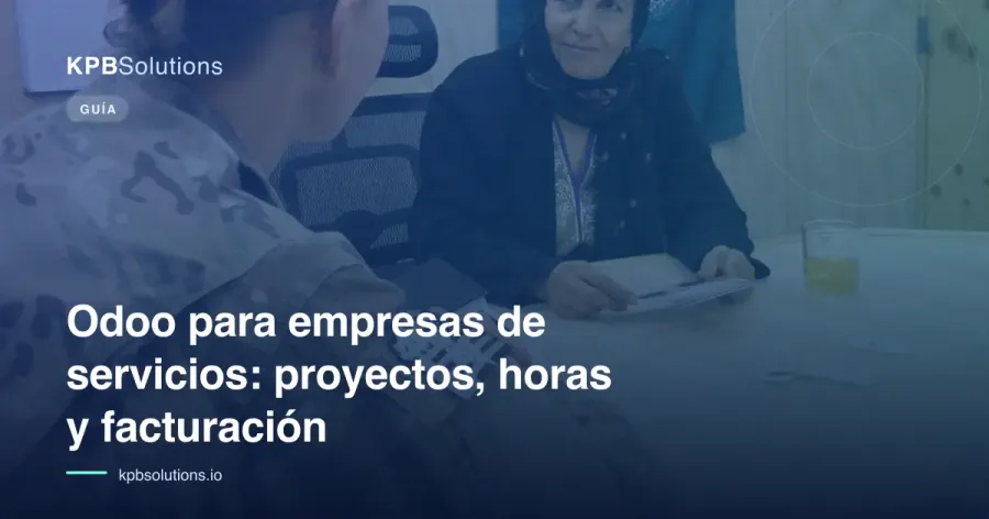 Odoo para empresas de servicios: proyectos, horas y facturación